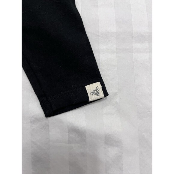 Burt’s Bees Baby 18M Top / 12M Pants  2pc Outfit Tunic Shirt Leggings Black NWT - Picture 2 of 5